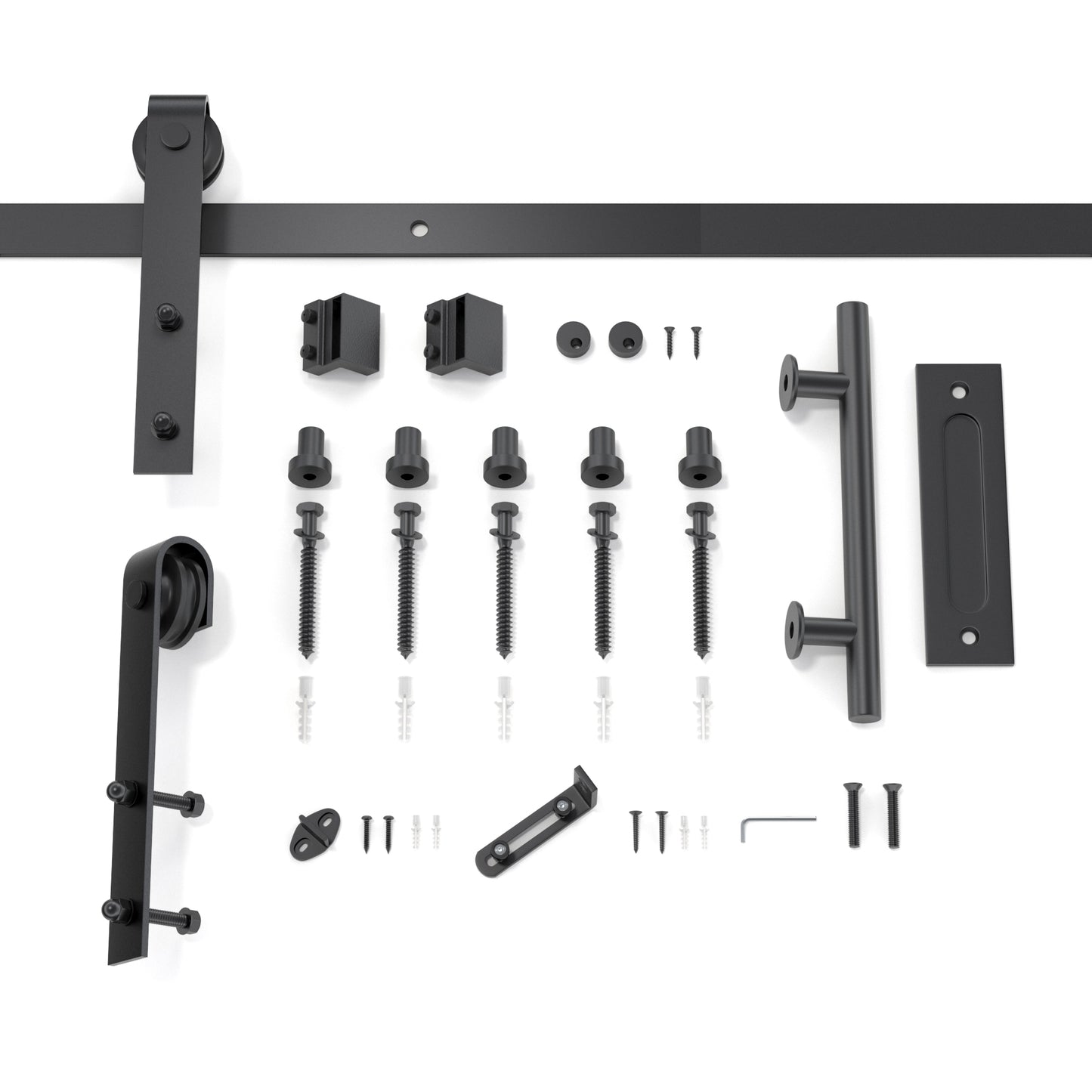Coast Sequoia K Series Knotty Wood Unfinished Barn Door With Sliding Hardware Kit