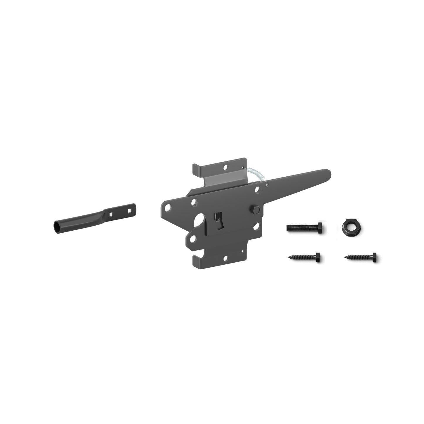 Self-Locking Gate Latch for Wooden Fence