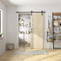 Coast Sequoia 30in./32in./36in./42in./48in.x 84in. K Series Knotty Wood Unfinished Barn Door With Sliding Hardware Kit