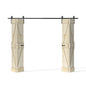 24in./28in./30in./32in./36in./42in./48in./60in./72in.x 84in. Embossing Bi-Fold Barn Door With Sliding Hardware Kit