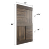 S Series  24 in/30 in/36 in /42 in x 84 in  Finished DIY Knotty Wood Sliding Barn Door Without Hardware Kit