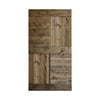 S Series  24 in/30 in/36 in /42 in x 84 in  Finished DIY Knotty Wood Sliding Barn Door Without Hardware Kit