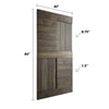 S Series  24 in/30 in/36 in /42 in x 84 in  Finished DIY Knotty Wood Sliding Barn Door Without Hardware Kit