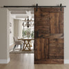 S Series  24 in/30 in/36 in /42 in x 84 in  Finished DIY Knotty Wood Sliding Barn Door Without Hardware Kit